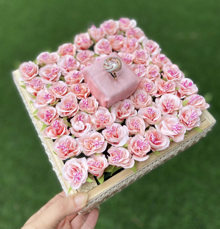 Peach roses