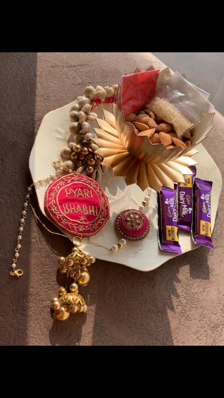 Rakhi Lotus Tray