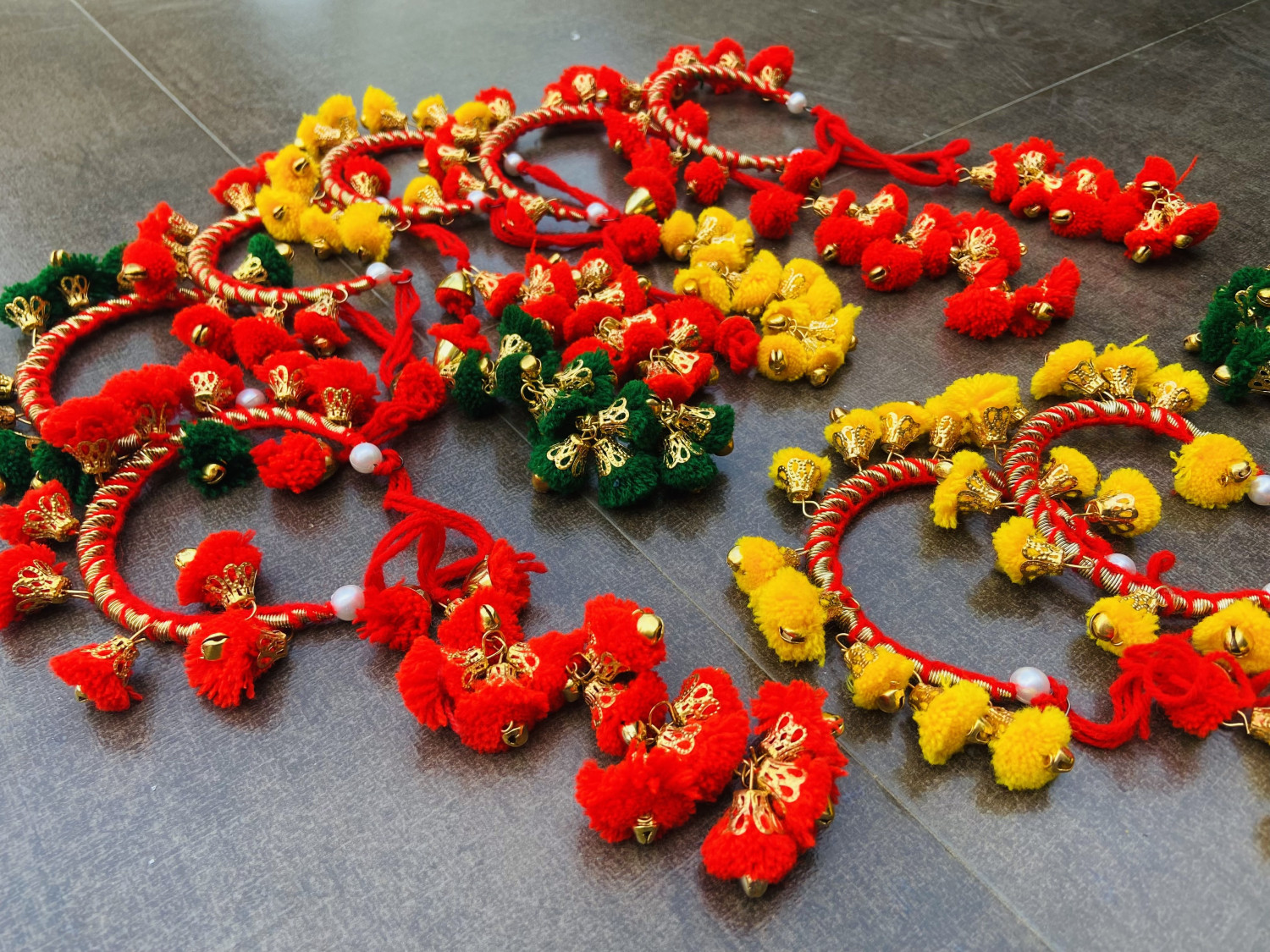 Pom Pom bangles