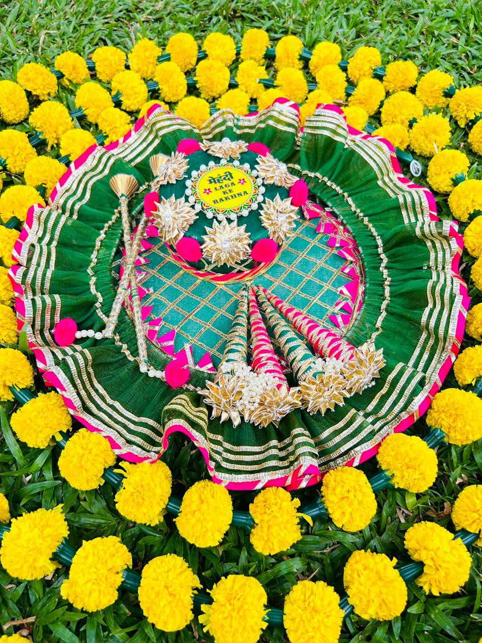 Gota Mehndi Platters