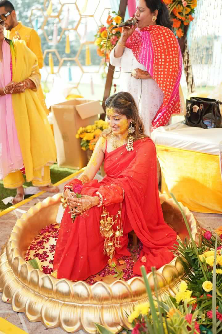 Haldi bride