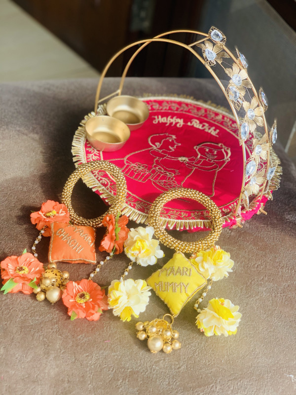 Rakhi Pink Basket